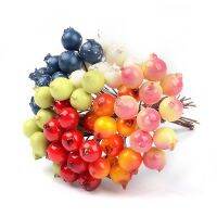 【YF】■✺♟  20pcs pomegranate fruit Berries Artificial Stamen Wedding Decoration tree craft accessories