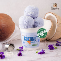 Coconut Butterfly Pea Gelato (ไอศกรีมกะทิอัญชัน 1 ไพท์ 16 oz.) - VEGAN &amp; Non-Diary Gelato