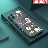 เคส JIUMOO สำหรับ iPhone 11 11 Pro 11 Pro Max ดีไซน์ใหม่ลายการ์ตูนน่ารักๆเคสโทรศัพท์เนื้อแข็งเนื้อนิ่มขอบซิลิโคนกันกระแทกคลุมทั้งหมดเคสป้องกันเลนส์กล้อง