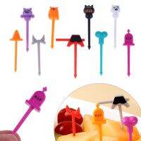 Animal Picks Cute Food Mini Fruit Forks For Children Bento Box Decor Cartoon Snack Cake Dessert Lunch Party Toothpick