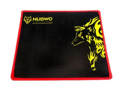 แผ่นรองเม้าส์แบบผ้า Mouse Mat (แบบผ้า หัวจมูกหมาป่า) NUBWO