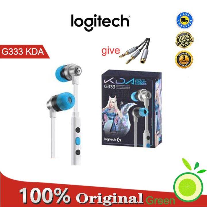 Logitech G333 KDA, In-Ear Gaming Headset With Microphone, Professional ...
