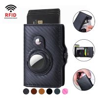 【CC】 2023 New Rfid Card Holder Men Airtag Wallet Money Leather Purse Thin Wallets AirTags Air Tag