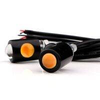 1Pair Universal Motorcycle LED Mini Turn Signal Eagle Eye Shape Turn Indicators for Kawasaki for Honda