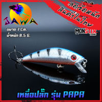 เหยื่อตกปลา เหยื่อปลอม เหยื่อ JAWA เหยื่อปลั๊ก รุ่น PAPA (New Color)