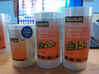 เทปใส 3M Scotch รุ่น 500 แกน 3 นิ้ว