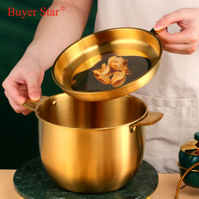 ผู้ซื้อดาวสแตนเลส2.8L กรองน้ำมันหม้อภาชนะทองซุปการจัดเก็บสามารถที่มีตัวกรองทำอาหารครัวครัวเรือนเครื่องมือ