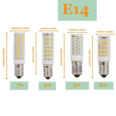 【✆New✆】 lan84 หลอดไฟ E14โคมไฟ Led 5W 6W 7W 9W Smd2835หลอดฮาโลเจน30W 40W 50W 60W 60W สำหรับโคมระย้า Hom