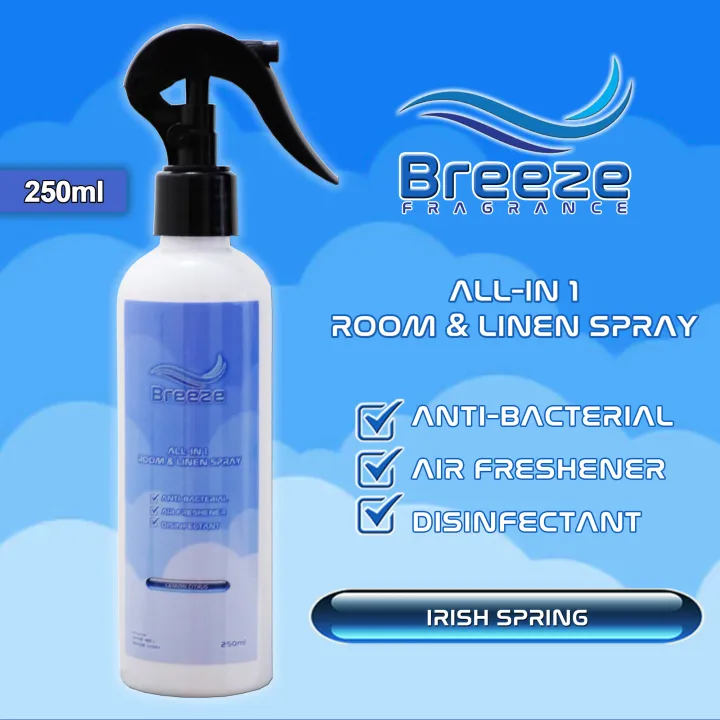 Irish Spring Room & Linen Spray [ 250ml ] Disinfectant Spray / Hotel
