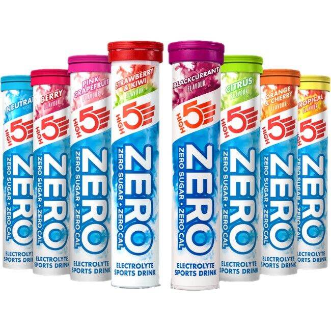 HIGH5 Zero Zero Calorie Electrolyte Sports Drink Non-Caffeine Caffeine ...