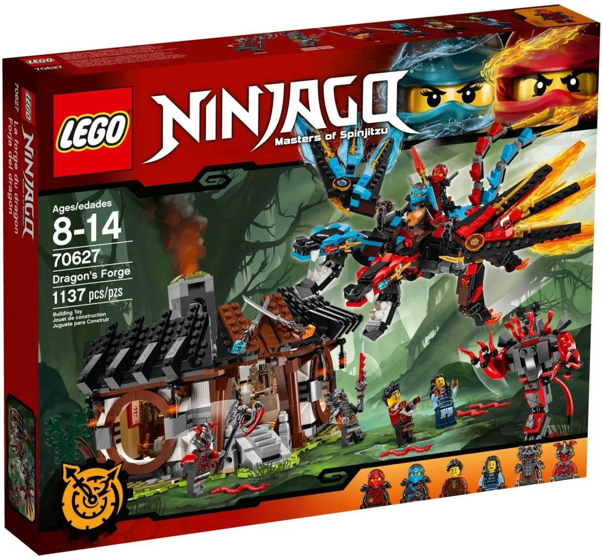 Mua đồ chơi LEGO Ninjago 70627 - Lò Luyện Rồng (LEGO 70627 ...