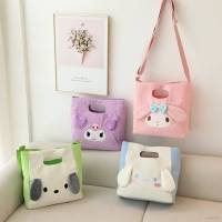 Sanrio Kuromi Cinnamon Pochacco Cartoon Cute Shoulder bag Handbag Student Fashion Large Capacity Versatile Casual