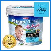 สีน้ำทาภายใน BEGER AIRFRESH GOLD BASE B กึ่งเงา 9 ลิตรWATER-BASED INTERIOR PAINT BEGERSHIELD AIRFRESH GOLD BASE B 9L SEMI-GLOSS **จัดส่งด่วนทั่วประเทศ**