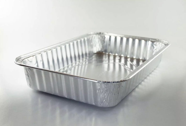 100 PC Disposable Aluminum Foil Pans Oven Tray Table Baking Pan Kitchen Bakeware