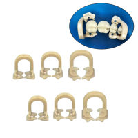 6ชิ้นกล่องทันตกรรมเรซิ่นยาง Dam Clamps ยาง Barrier คลิปเรซิ่น Clamp Molar Premolar Z1Z2Z4 Dentistry Lab วัสดุเครื่องมือ