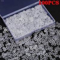 ✿▼ 100pcs S Clip Rubber Band Jewelry Lock Hook for DIY Necklace Elastic Bracelet Kit Making Accessories Supplies Refills Connector