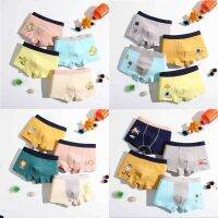 (TER)4PCS/lot Cotton Boy Boxer Great Elasticity Childrens Underwear Shorts Comfortable Panties for 2-12Y