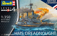 พลาสติก โมเดล ประกอบ REVELL สเกล1/350 HMS Dreadnought