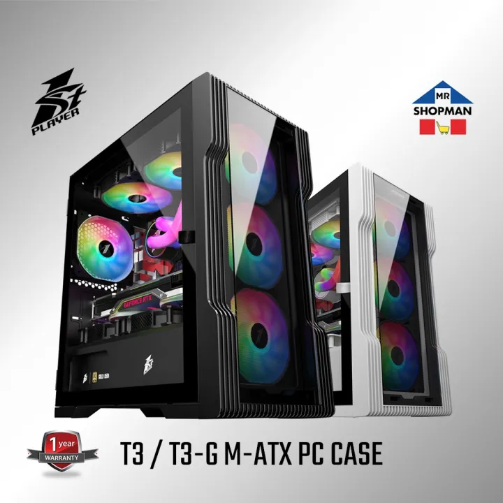1st Player Trilobite T3 / T3-G M-ATX Tempered Glass 1stplayer PC Case ...