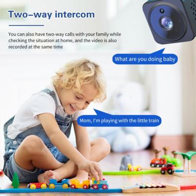 ZZOOI Webcams Camera Night Vision Night Vision Voice Intercom Wireless Infrared New Small Square Camera Home Security Hd Wifi As02 Goodcam App