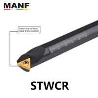 MANF CNC Lathe Tools 12mm S12M-STWCR11 Boring Bar Toolholders เครื่องตัดกลึงภายในเครื่องกลึงโลหะสําหรับเม็ดมีด TCMT