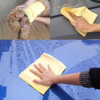 Buckskin Towel Car Cleaning Cloth Thickened Car Wash Towel Suede Towel Absorbent Hair Towel Chamois Towel Car Cleaning Tools