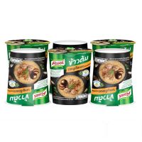 [ส่งฟรี!!!] คนอร์ ข้าวต้มคัพ รสหมูเห็ดหอมทรงเครื่อง 40 ก. x 6 ถ้วยKnorr Instant Rice Porridge Cup Pork Mushroom 40g x 6 Cups