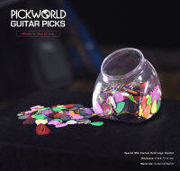 ปิ๊กกีตาร์ Pickworld - Special Mix Custom Gold Logo Imprint