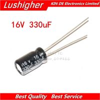 50PCS 16V330UF 6*12mm 330UF 16V 6x12 mm Aluminum Electrolytic Capacitor DIP WATTY Electronics