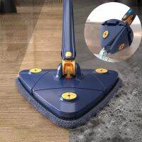 360° Rotatable Mop Extendable Triangle Self twisting Water Squeeze Clean The Floor Free Hand Wash Mops Cleaning Ceiling Dusting