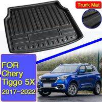 ซับที่เก็บของรถสำหรับ Chery Tiggo 5X 2017-2022ลำตัวด้านหลังพรมเช็ดเท้าที่ป้องกันโคลนพรมสำหรับรถยนต์กันน้ำแผ่นกันลื่น