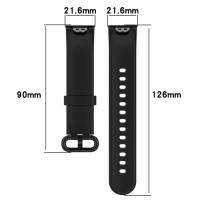 HotWatch สำหรับนาฬิกา Lite ซิลิโคนสายคล้องคอพร้อมหัวเข็มขัดเงินสำหรับ Redmi Smart Watch Strap celet