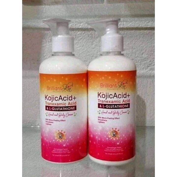 Kojic Acid + Tranexamic Acid Lotion & LGlutathione Lazada PH