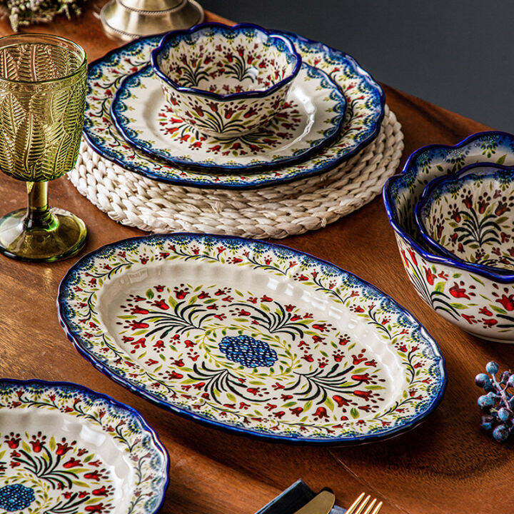 Porcelaine Dinner Plates Ceramic Dinner Plates Microwave Oven