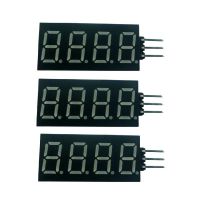 ๑✓ 3 Pcs 4 Digital UART TTL232 Serial Port 7Seg LED Digital Tube Display Ascii code Text Display Module