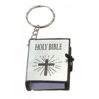 Cool Cross Mini Cute Keychains HOLY BIBLE Christian