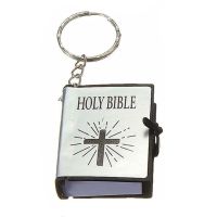 Cute English Cross Cool Christian Keychains HOLY BIBLE