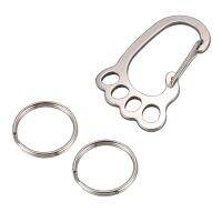 Stainless steel small ankle key chain multi-ring men and women car waist key ring