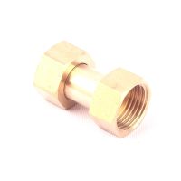 1pc 1/2 Inch Brass Adapter Female Thread Brass Straight Connector Home Water Heater Fitting