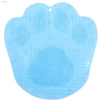 ∋✔ Silicone Floor Mat Exfoliating Brush Bathtub Foot Scrubber Shower Back Wall Mounted Feet Hands Free Tpr