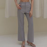 MIST OF RAIN - Gigi pants - Grey (ผ้าคอตต้อนวูลนิ่มมาก) พร้อมส่ง