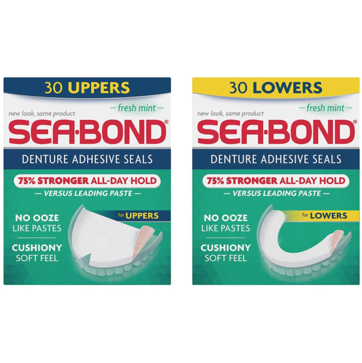  Sea Bond Secure Denture Adhesive Seals, Original