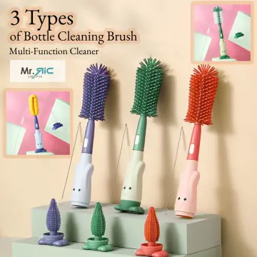 1pcs Multifunctional Bottle Brush Cleaning Set Sponge Bottle