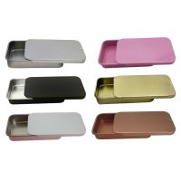 【CW】✟✔  Iron Rectangular Tins Storage Wedding Jewelry Pill Cases Tin Boxes Organizer