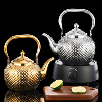 1.21.52L Teapot 304 Stainless Steel Water Tea Kettle Induction Cooker Stove Tea Pot Drinkware Kitchen Accessories