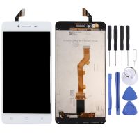 หน้าจอ LCD TFT สำหรับ OPPO A37พร้อม Digitizer ประกอบเต็มตัวเครื่อง (สีขาว) (นาฬิกาตลก)