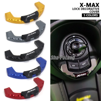 ฝาครอบตกแต่งล็อคประตูไฟฟ้า CNC สำหรับยามาฮ่า X-MAX125 X-MAX250 X-MAX300 2017-2023 X-MAX400 XMAX 125 250 X-MAX 300 400