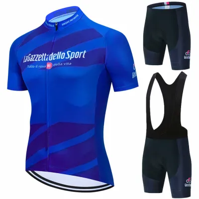 2022 Tour Of Italy Cycling jersey Sets Mens Cycling Clothing Summer Short Sleeve Quick-dry MTB bike suit Ropa Ciclismo estivo