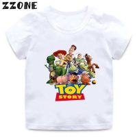 ราคาถูกเสื้อยืด พิมพ์ลายกราฟิก Toy Story Buzz Lightyear Woody แฟชั่นฤดูร้อน สําหรับเด็กผู้ชาย ผู้หญิง 2022 ooo5318S-5XL