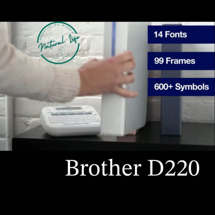 ♥Brother PTouch D220 Label Maker Label Printer (12 or 12mm)☬ Lazada PH